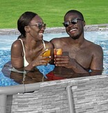 VidaXL Zwembadset Power Steel 427x250x100 cm