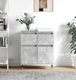 VidaXL Dressoir 60x35x70 cm bewerkt hout betongrijs