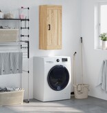 VidaXL Wandkast 34,5x34x90 cm bewerkt hout sonoma eikenkleurig