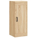 VidaXL Wandkast 34,5x34x90 cm bewerkt hout sonoma eikenkleurig