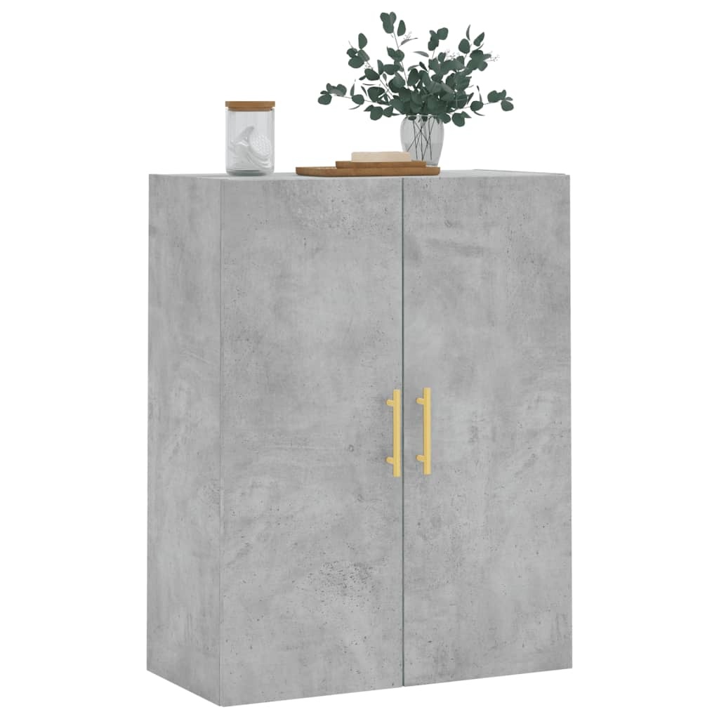 VidaXL Wandkast 69,5x34x90 cm betongrijs