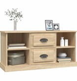 VidaXL Tv-meubel 99,5x35,5x48 cm bewerkt hout sonoma eikenkleurig