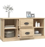 VidaXL Tv-meubel 99,5x35,5x48 cm bewerkt hout sonoma eikenkleurig