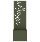 VidaXL Tuinplant met Decoratief Paneel Olijfgroen 50 x 140 cm