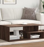 VidaXL Salontafel 102x55x35 cm bewerkt hout bruin eikenkleur