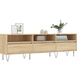 VidaXL Tv-meubel 150x30x44,5 cm bewerkt hout sonoma eikenkleurig