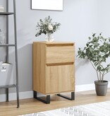 VidaXL Dressoir 40x35x70 cm bewerkt hout sonoma eikenkleurig