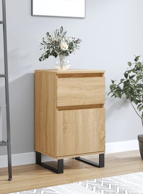 VidaXL Dressoir 40x35x70 cm bewerkt hout sonoma eikenkleurig