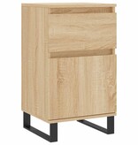 VidaXL Dressoir 40x35x70 cm bewerkt hout sonoma eikenkleurig