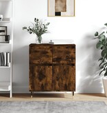 VidaXL Dressoir 60x35x70 cm bewerkt hout gerookt eikenkleurig