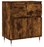 VidaXL Dressoir 60x35x70 cm bewerkt hout gerookt eikenkleurig