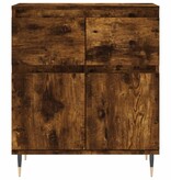 VidaXL Dressoir 60x35x70 cm bewerkt hout gerookt eikenkleurig
