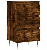 VidaXL Dressoir 40x35x70 cm bewerkt hout gerookt eikenkleurig