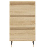 VidaXL Dressoir 40x35x70 cm bewerkt hout sonoma eikenkleurig
