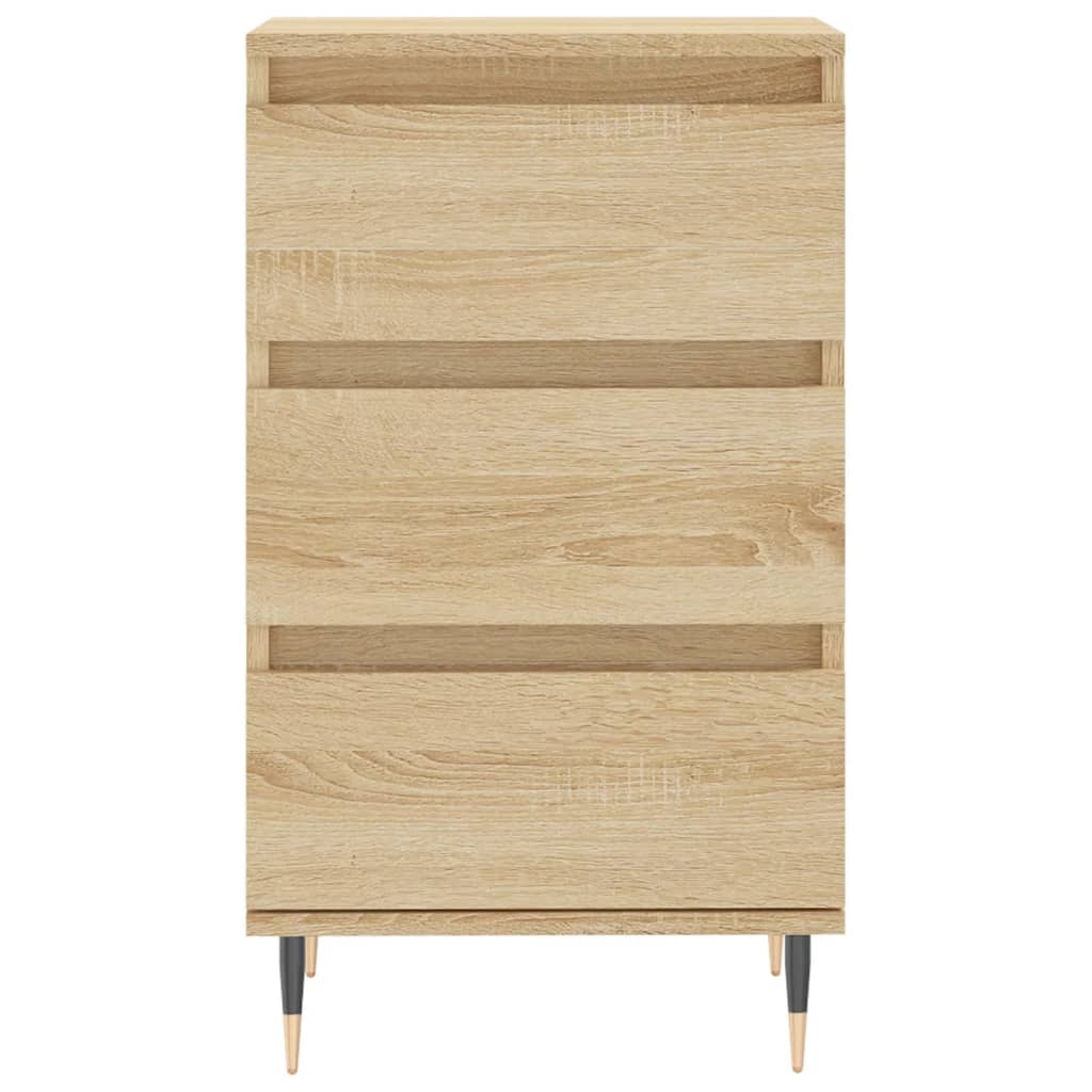 VidaXL Dressoir 40x35x70 cm bewerkt hout sonoma eikenkleurig