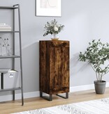 VidaXL Dressoir 34,5x34x90 cm bewerkt hout gerookt eiken