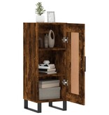 VidaXL Dressoir 34,5x34x90 cm bewerkt hout gerookt eiken