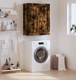 VidaXL Wandkast 69,5x34x90 cm bewerkt hout gerookt eikenkleurig