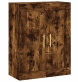 VidaXL Wandkast 69,5x34x90 cm bewerkt hout gerookt eikenkleurig