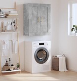 VidaXL Wandkast 69,5x34x90 cm bewerkt hout betongrijs