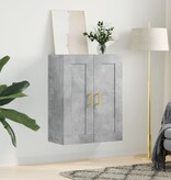 VidaXL Wandkast 69,5x34x90 cm bewerkt hout betongrijs