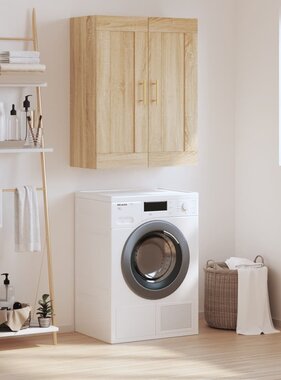 VidaXL Wandkast 69,5x34x90 cm bewerkt hout sonoma eikenkleurig