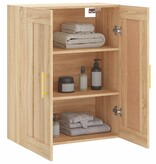 VidaXL Wandkast 69,5x34x90 cm bewerkt hout sonoma eikenkleurig