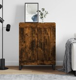 VidaXL Dressoir 69,5x34x90 cm bewerkt hout gerookt eikenkleurig