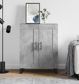 VidaXL Dressoir 69,5x34x90 cm bewerkt hout betongrijs