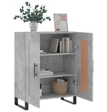 VidaXL Dressoir 69,5x34x90 cm bewerkt hout betongrijs
