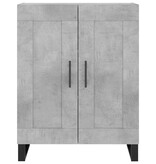VidaXL Dressoir 69,5x34x90 cm bewerkt hout betongrijs
