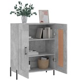 VidaXL Dressoir 69,5x34x90 cm bewerkt hout betongrijs