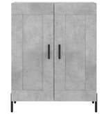 VidaXL Dressoir 69,5x34x90 cm bewerkt hout betongrijs