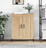 VidaXL Dressoir 69,5x34x90 cm bewerkt hout sonoma eikenkleurig