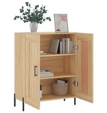 VidaXL Dressoir 69,5x34x90 cm bewerkt hout sonoma eikenkleurig