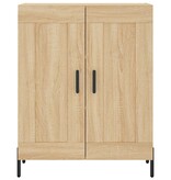 VidaXL Dressoir 69,5x34x90 cm bewerkt hout sonoma eikenkleurig