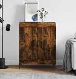 VidaXL Dressoir 69,5x34x90 cm bewerkt hout gerookt eikenkleurig