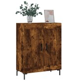 VidaXL Dressoir 69,5x34x90 cm bewerkt hout gerookt eikenkleurig