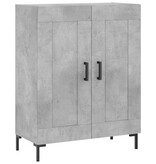 VidaXL Dressoir 69,5x34x90 cm bewerkt hout betongrijs