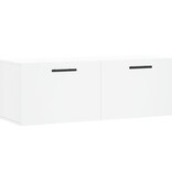VidaXL Wandkast 100x36,5x35 cm bewerkt hout wit