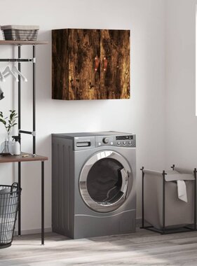 VidaXL Wandkast 60x31x60 cm bewerkt hout gerookt eikenkleurig