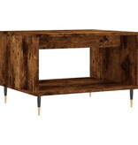 VidaXL Salontafel 60x50x40 cm bewerkt hout gerookt eikenkleurig