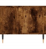 VidaXL Salontafel 60x50x40 cm bewerkt hout gerookt eikenkleurig