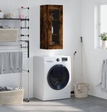 VidaXL Hangkast 34,5x34x90 cm gerookt eikenkleurig