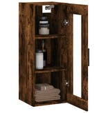 VidaXL Hangkast 34,5x34x90 cm gerookt eikenkleurig