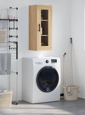 VidaXL Hangkast 34,5x34x90 cm sonoma eikenkleurig