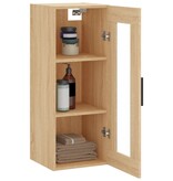 VidaXL Hangkast 34,5x34x90 cm sonoma eikenkleurig