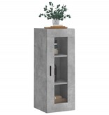 VidaXL Wandkast 34,5x34x90 cm betongrijs