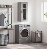 VidaXL Wandkast 34,5x34x90 cm grijs sonoma eikenkleurig