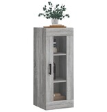 VidaXL Wandkast 34,5x34x90 cm grijs sonoma eikenkleurig